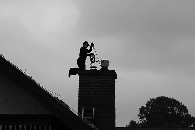 Schoorsteenveger in wijchen